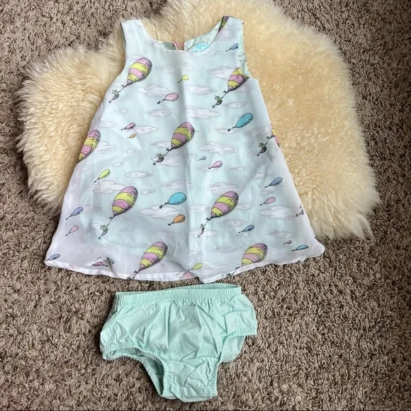 Dr. Seuss | Dresses | Dr Seuss Oh The Places Youll Go Flowy Dress 8 Months  | Poshmark